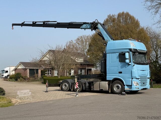 Tracteur standard DAF XF 530 FTN EURO 6!! KRAAN!!FASSI 54TM!! EURO6!!...