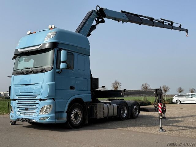 Tracteur standard DAF XF 530 FTN EURO 6!! KRAAN!!FASSI 54TM!! EURO6!!...