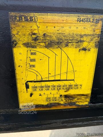 Tracteur standard DAF XF 530 FTN EURO 6!! KRAAN!!FASSI 54TM!! EURO6!!...