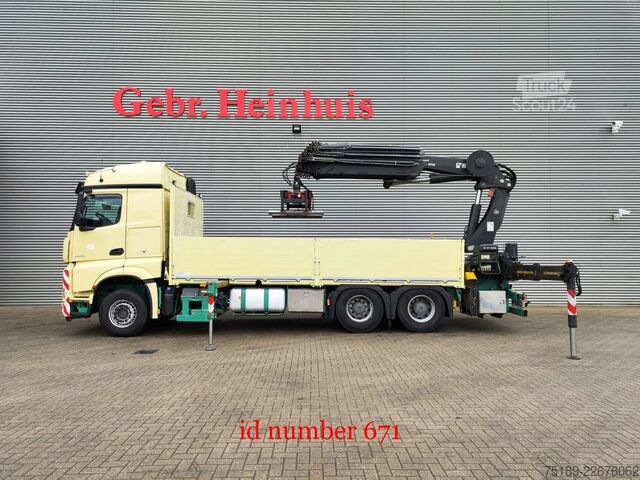 Vinç kamyonu Mercedes-Benz Arocs 2645 6x4 Euro 6 Hiab XS 377 Hipro 7 x Hyd...