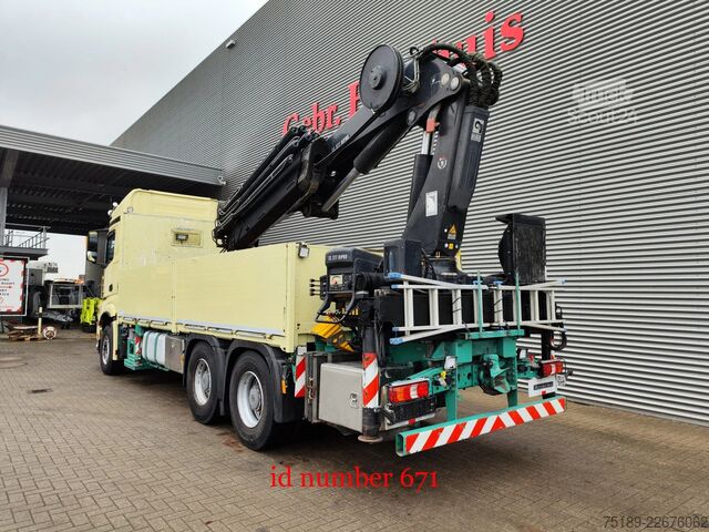 Vinç kamyonu Mercedes-Benz Arocs 2645 6x4 Euro 6 Hiab XS 377 Hipro 7 x Hyd...