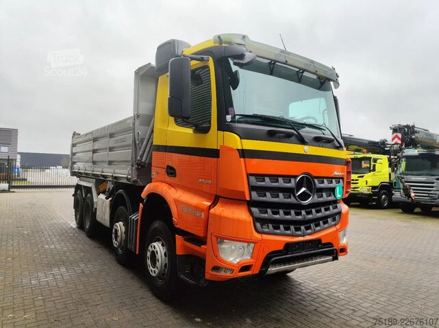 3 oldalú billenő Mercedes-Benz Arocs 3743 8x4 Meiller 3 Seitenkipper