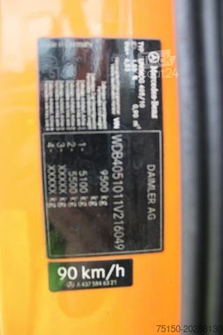 Düz kasa kamyon UNIMOG 405/10 - U300 4x4 - WSK Wandler Kupplung Nr: 049