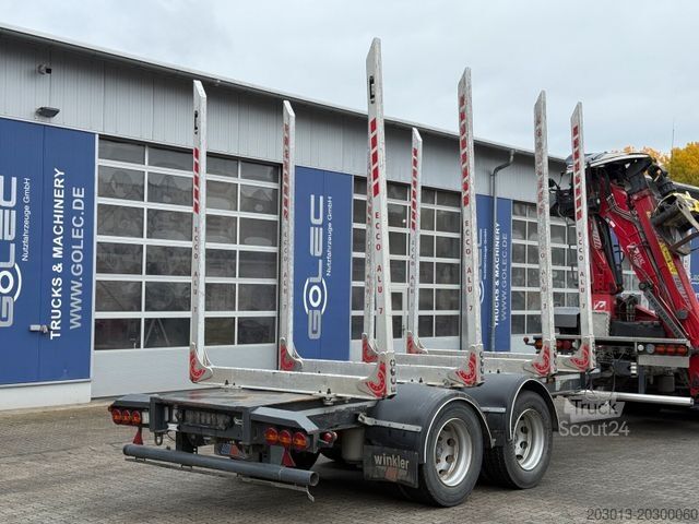 Holztransport Anhänger  Janzen T RH19 Holzanhänger 2 Achse 19.000 Kg