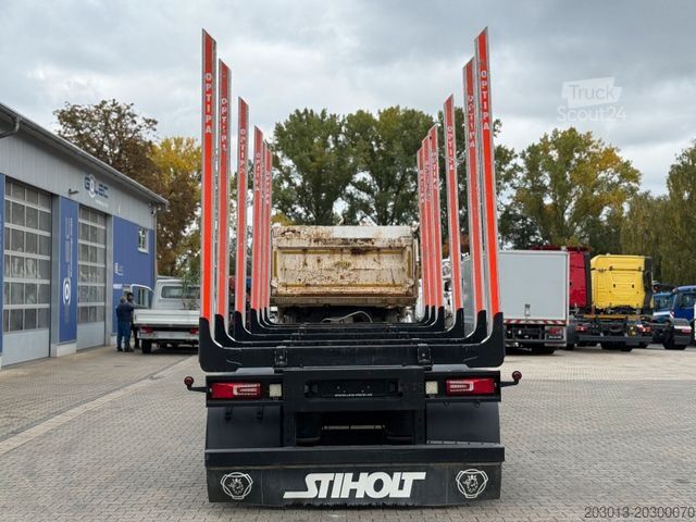 Rąstinių priekaba PAVIC HTA 27 Holzanhänger 3 Achse 27.000 Kg