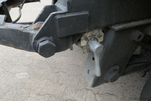 Naczepa niskopodwoziowa MEUSBURGER MPJ 3, Rampen, Luft-Lift, Bordwände, Container