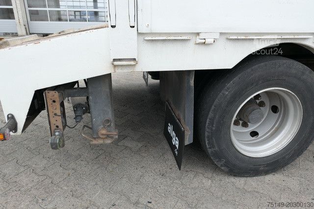 Åben trailer MEUSBURGER MPJ 3, Rampen, Luft-Lift, Bordwände, Container