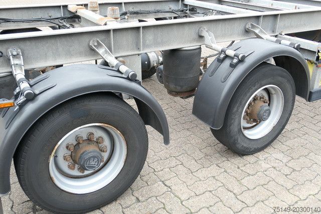 Výměnný podvozek přívěsu  Mildner TJW 12, Tandem, BDF, Hochgekuppelt