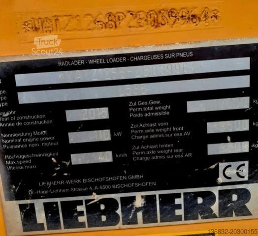 Radlader LIEBHERR L 538, kein 524 542 546 Top***