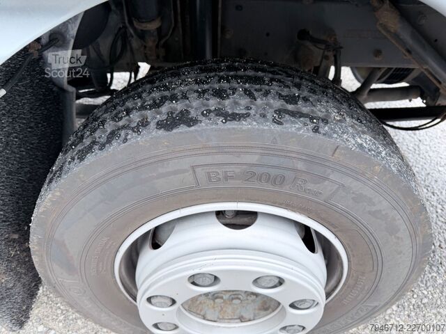 Platformas kravas automašīna ar tentu DAF LF 45-220 Pritsche Plane Lbw ADR 581.000 Km