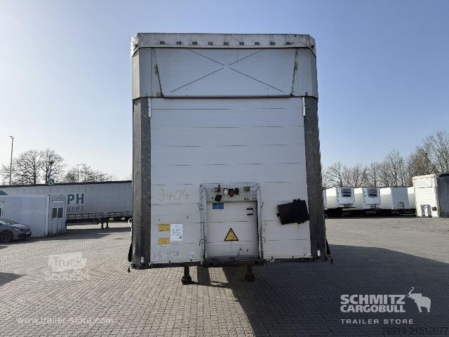 Open semitrailer with tarp Schmitz Cargobull Curtainsider Mega Getränke