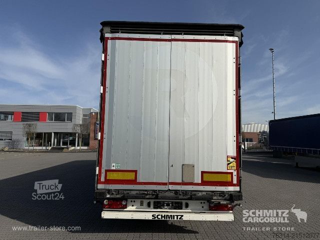 Open semitrailer with tarp Schmitz Cargobull Curtainsider Mega Getränke