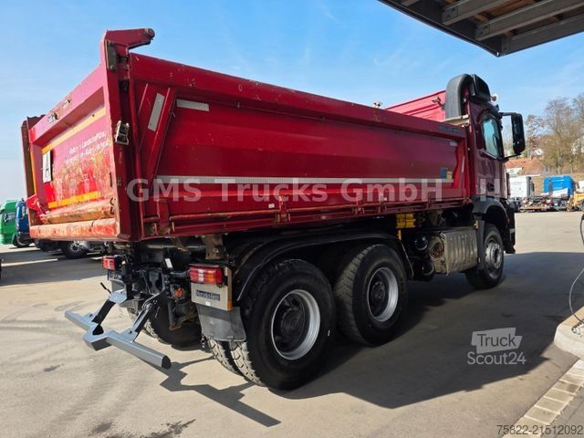 Üç taraflı damperli kamyon MERCEDES-BENZ Arocs 2643 / 6X4 / Ret / Meiller BORDMATIK