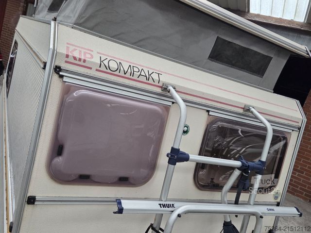 Caravan KIP Kompakt KK 400 EK Wohnwagen Hubdach Küche