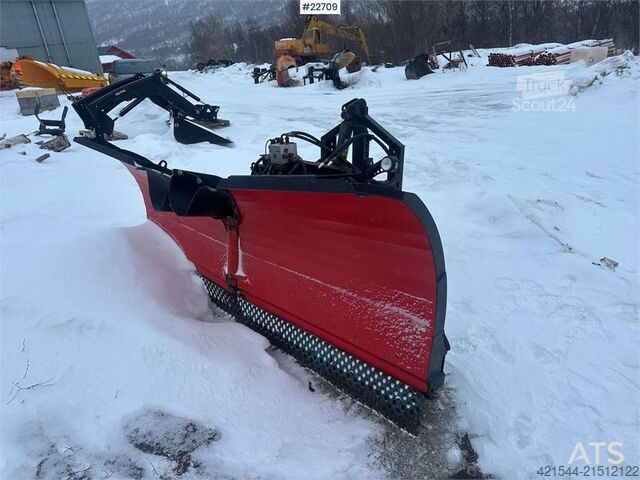 Pulluk Tellefsdal V-plough high w/ new steel. 3 meters