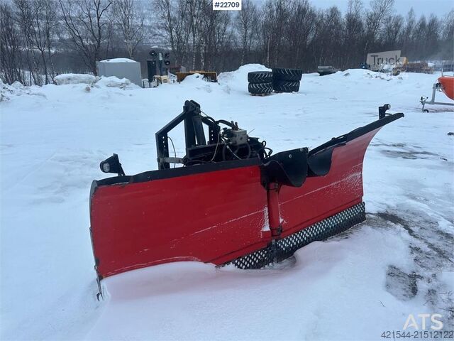 Pulluk Tellefsdal V-plough high w/ new steel. 3 meters