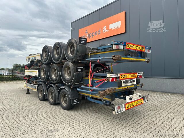 Konteineru pārvadājumi Krone stack of 3x 2013/2014 KRONE 40FT/45FT chassis /...