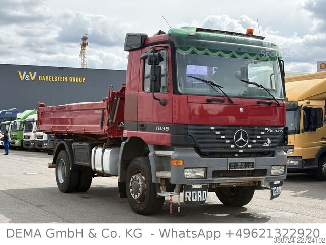 Самосвал MERCEDES-BENZ Actros1835*4x4*3Seitenkipper*Klima*Bordwände*TÜV