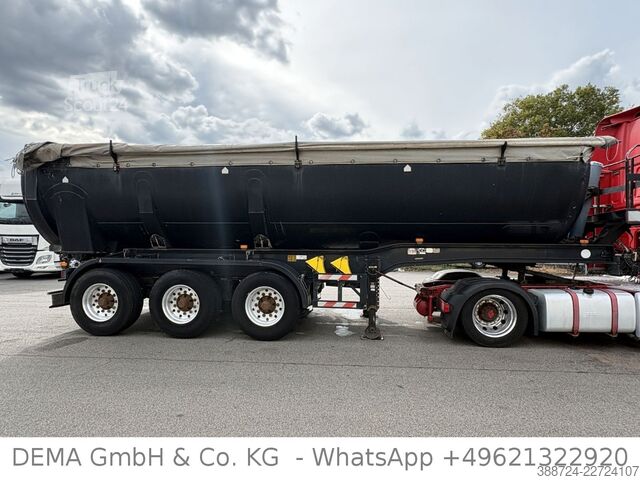 Напівпричіп-самоскид GENERAL TRAILER T34BDE*30 m³*Alu*Hinterkipper*Rollplane*Vollluft
