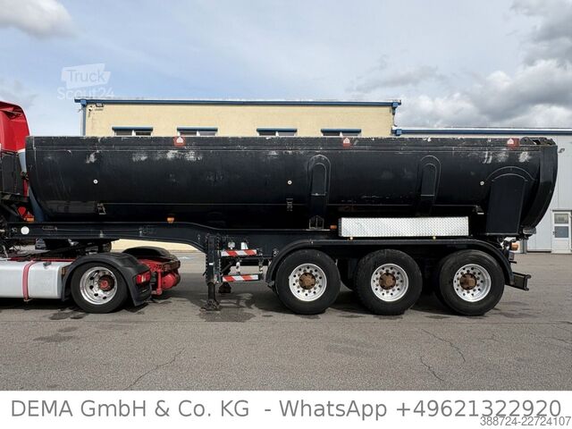 Напівпричіп-самоскид GENERAL TRAILER T34BDE*30 m³*Alu*Hinterkipper*Rollplane*Vollluft