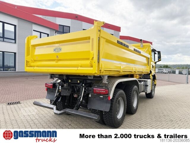Самосвал MAN TGS 26.470 6x6 BB, Hohe Bauart, Navi,