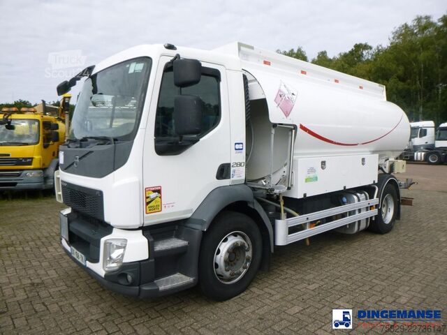 Tankowiec Volvo FL 280 4X2 fuel tank 13.8 m3 / 4 comp / ADR 13-...