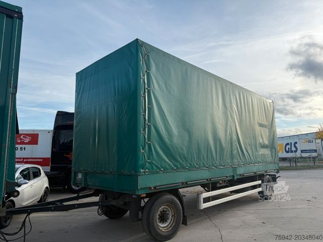 Rimorchio aperto con telone ACKERMANN-FRUEHAUF PA-F TOP ZUSTAND TÜV LUFT/LUFT
