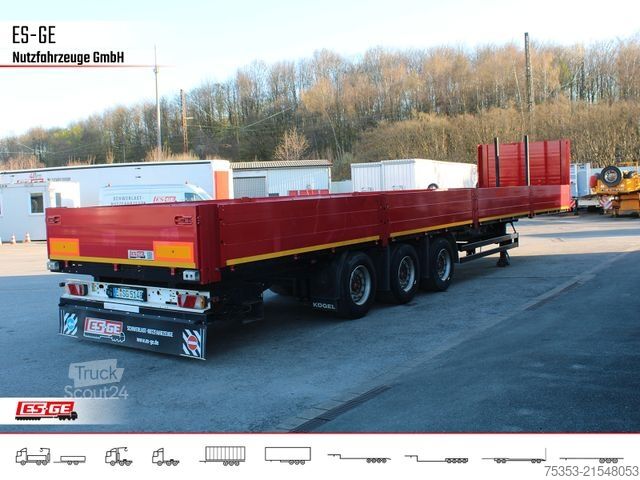 Working platform semitrailer KÖGEL 3-Achs MEGA Sattelanhänger