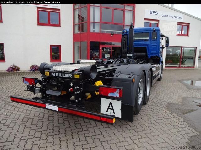Vozidlo s hákom na kontajnery MAN TGS (TG3) 26.510 6x4H-4 BL CH Meiller, Hydrodriv