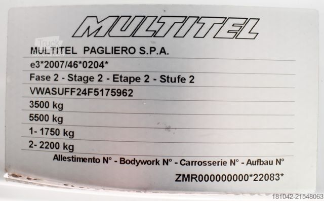 Lkw-Arbeitsbühne Multitel 160ALU (TÜV und UVV neu!)