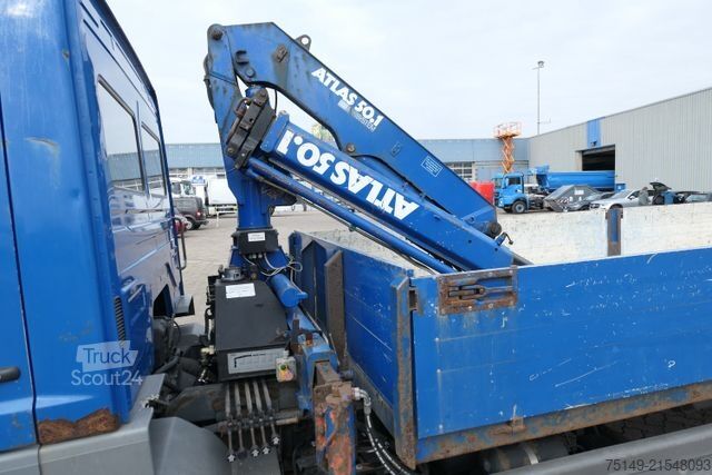 Pick-up furgonas MERCEDES-BENZ 815 Atego 4x2, Atlas 50.1, AHk, 6.200mm lang