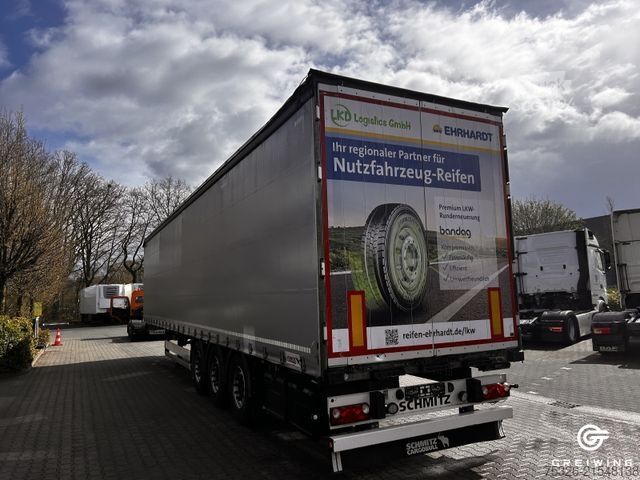 Open semitrailer with tarp SCHMITZ CARGOBULL Curtainsider Standard neue Plane