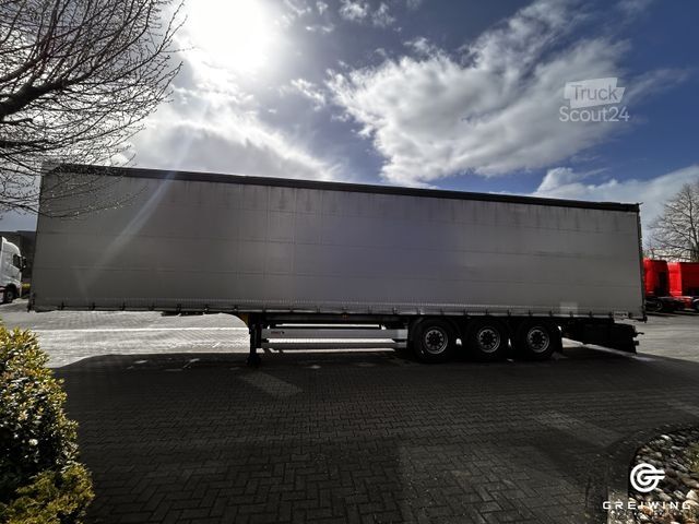 Open semitrailer with tarp SCHMITZ CARGOBULL Curtainsider Standard neue Plane