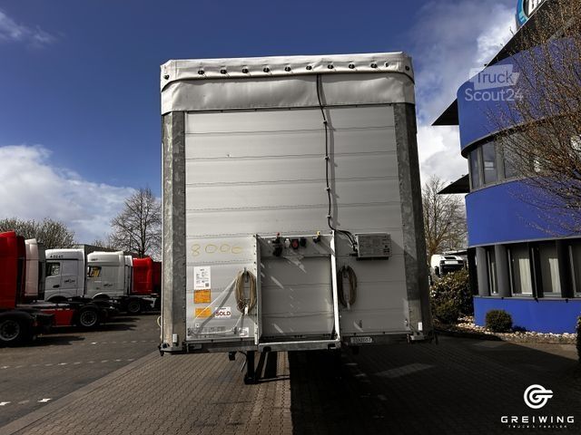 Open semitrailer with tarp SCHMITZ CARGOBULL Curtainsider Standard neue Plane