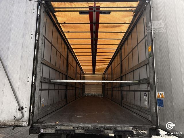 Open semitrailer with tarp SCHMITZ CARGOBULL Curtainsider Standard neue Plane