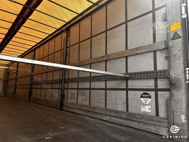 Open semitrailer with tarp SCHMITZ CARGOBULL Curtainsider Standard neue Plane