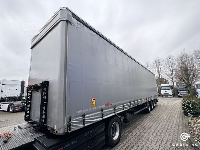 Open semitrailer with tarp KÖGEL Curtainsider Mega S24-1
