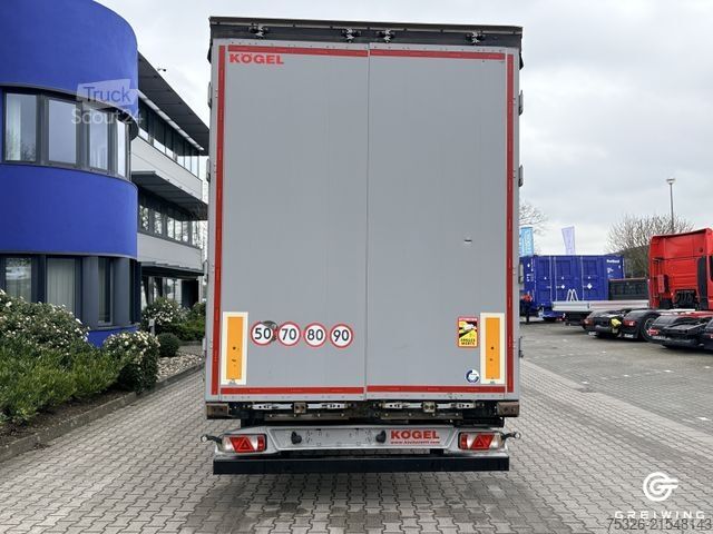 Open semitrailer with tarp KÖGEL Curtainsider Mega S24-1
