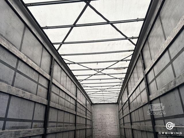 Open semitrailer with tarp KÖGEL Curtainsider Mega S24-1