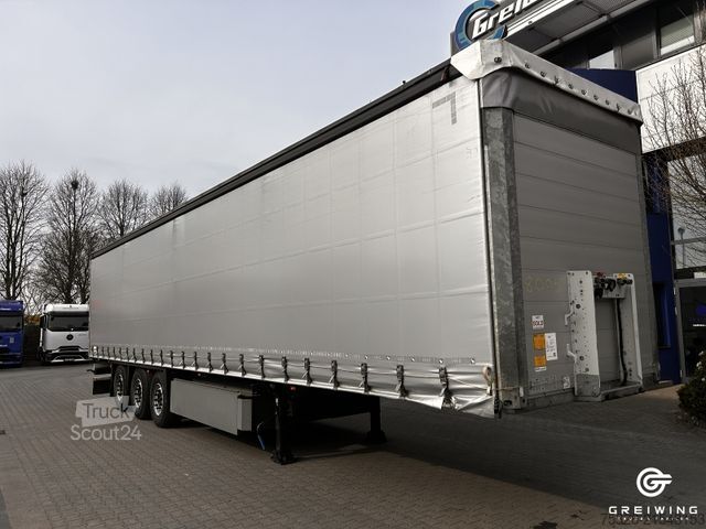 Open semitrailer with tarp SCHMITZ CARGOBULL Curtainsider Coil neue Plane
