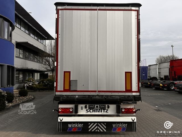 Open semitrailer with tarp SCHMITZ CARGOBULL Curtainsider Coil neue Plane