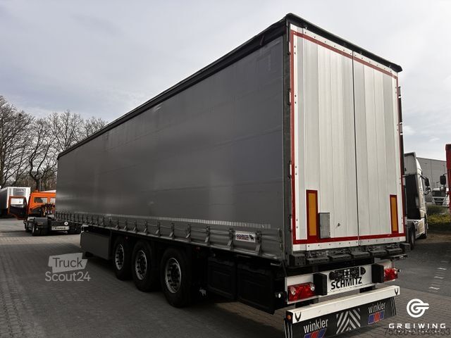 Open semitrailer with tarp SCHMITZ CARGOBULL Curtainsider Coil neue Plane