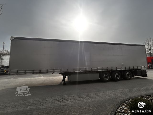 Open semitrailer with tarp SCHMITZ CARGOBULL Curtainsider Coil neue Plane