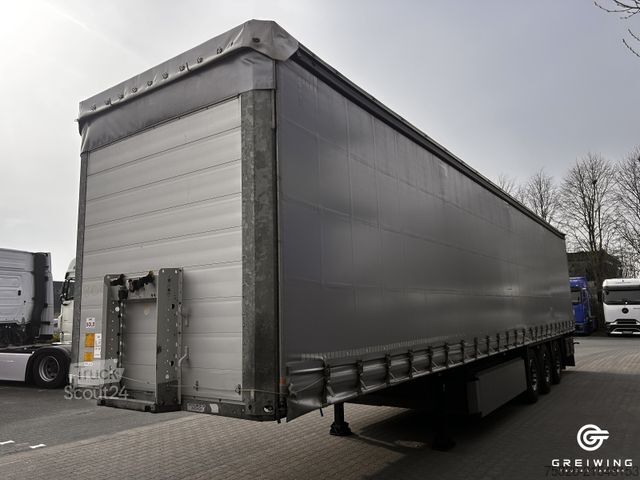 Open semitrailer with tarp SCHMITZ CARGOBULL Curtainsider Coil neue Plane