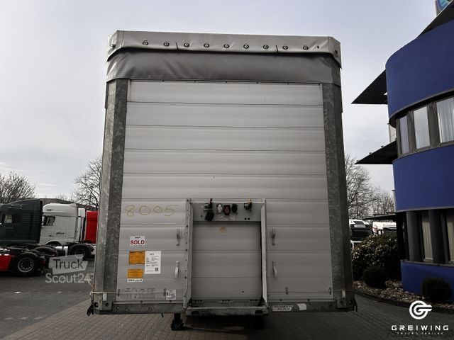 Open semitrailer with tarp SCHMITZ CARGOBULL Curtainsider Coil neue Plane