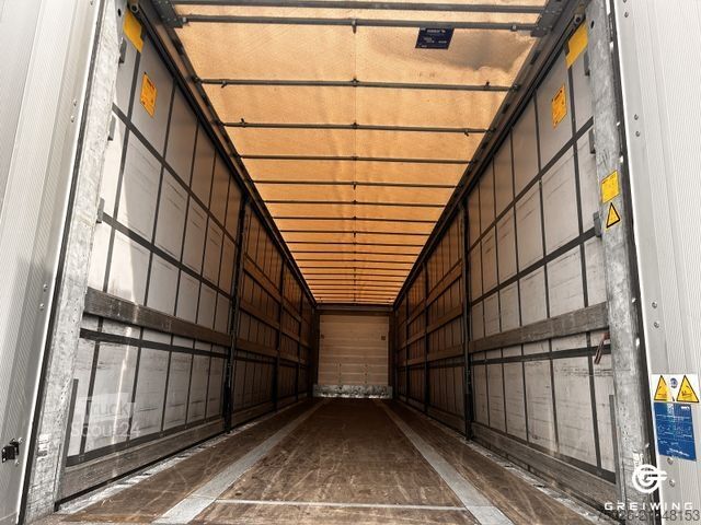 Open semitrailer with tarp SCHMITZ CARGOBULL Curtainsider Coil neue Plane