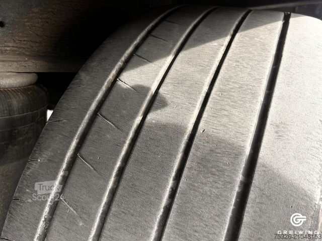 Open semitrailer with tarp SCHMITZ CARGOBULL Curtainsider Coil neue Plane