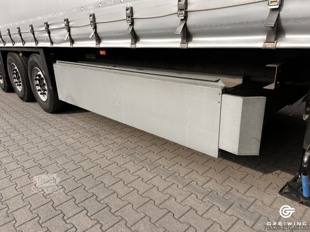 Open semitrailer with tarp SCHMITZ CARGOBULL Curtainsider Coil neue Plane