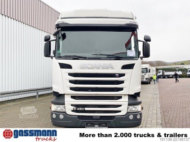 Autocarro con cassone Scania R450 LB 6x2-4 Getränkekoffer, Retarder,
