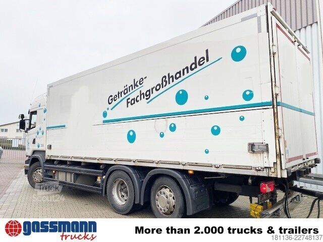 Autocarro con cassone Scania R450 LB 6x2-4 Getränkekoffer, Retarder,
